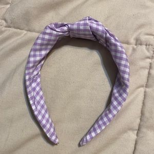 Gingham headband